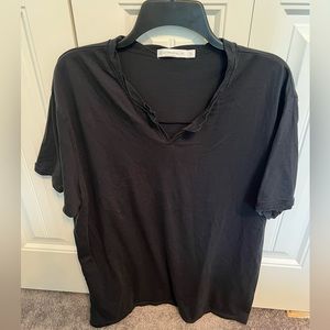 Mens Organic Apparel 100% Organic Cotton Shirt XL Black